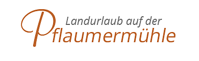 Pflaumermühle - Logo Logo - Pflaumermühle im Bayerischen Wald